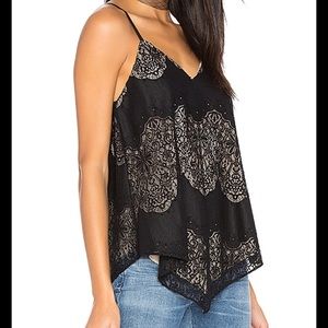 ALICE + OLIVIA Emmeline Handkerchief Camisole
